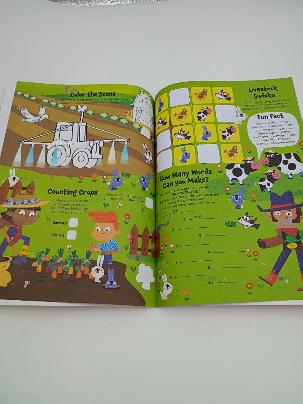 5-Pc Kids Fun Educational Activity Multi-Age Book Bundle- STEM Science Sticker